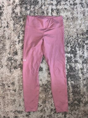 Under Armour Rose Mauve Performance Leggings size large